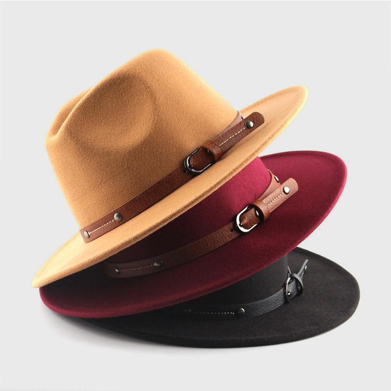 Fedora Hat Wool - ウールフェドラハット レディース メンズ 秋冬 ファッション 教会