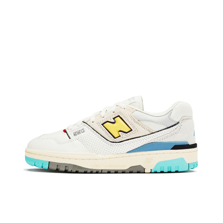 New Balance Shoes 550 - ニューバランス NB 550 滑り止め、耐摩耗性、通気性、軽量、ローカット、ヴィンテージバスケットボールシューズ、ユニセックス BB550SSC