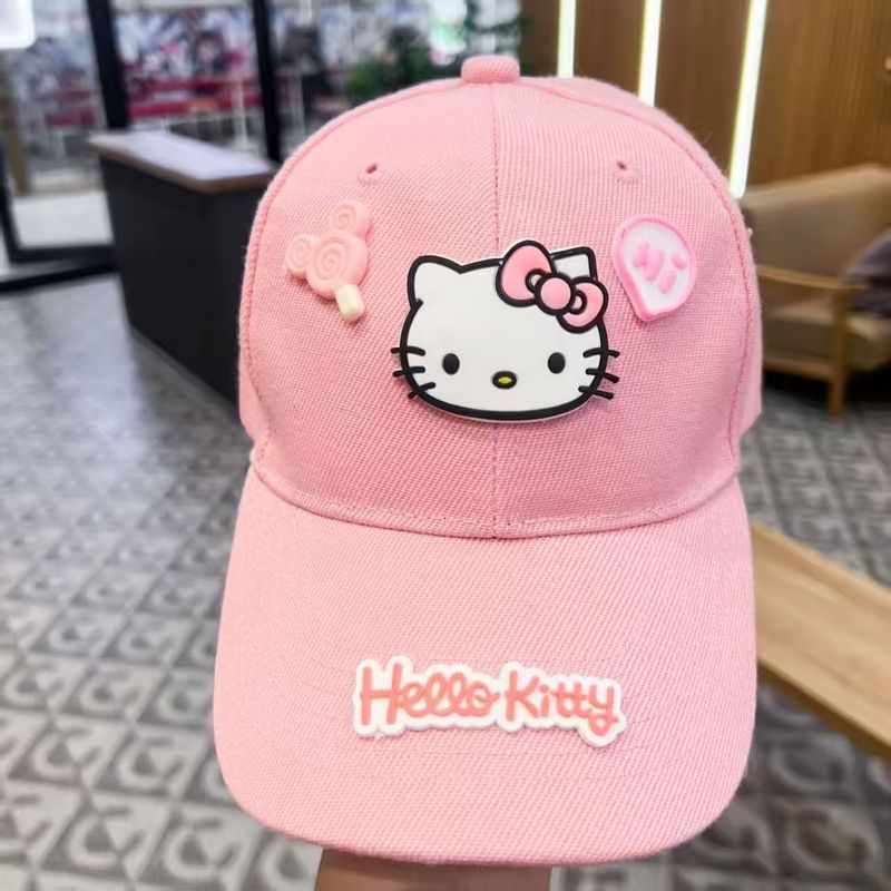 ハローキティカジュアルサンハット、スイートガールベースボール - Baseball Cap Structured のレビューと価格