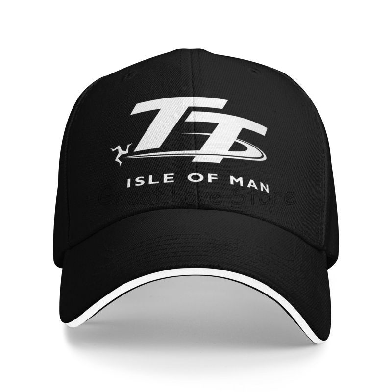 マン島TTレース バイクプリント ベースボールキャップ ヴィ - Golf Cap Dad のレビューと価格