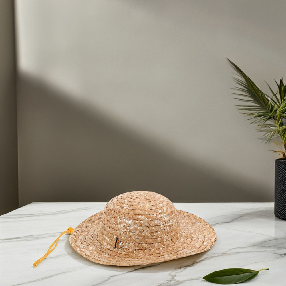 2個セット 子供用麦わら帽子 ナチュラルカラー 広いつば 日 - Sun Hat Wide Brim のレビューと価格